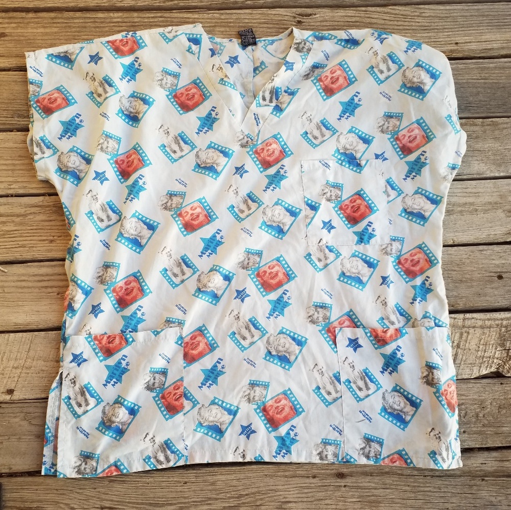 Marilyn Monroe Scrub Top